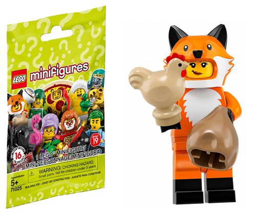 LEGO Minifigures 71025-14 Série 19 - La fille en costume de renard