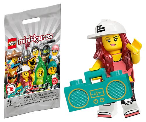 LEGO Minifigures 71027-02 Série 20 - La danseuse de hip-hop