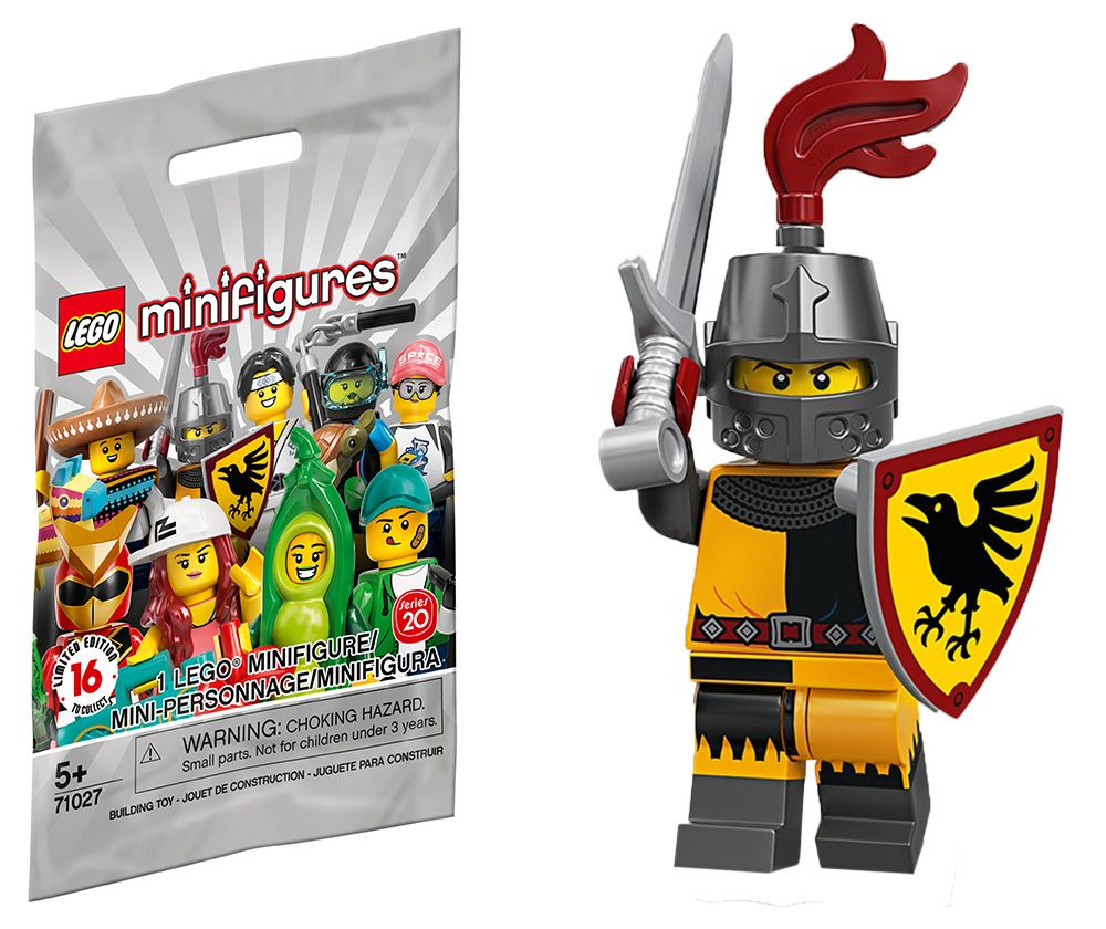 LEGO Minifigures 71027-04 pas cher, Série 20 - Le chevalier de tournoi