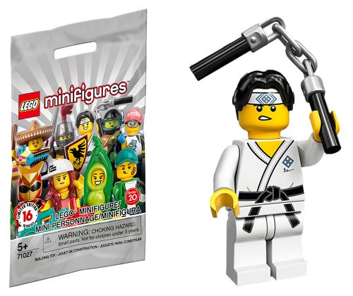 LEGO Minifigures 71027-10 Série 20 - Le fan d'arts martiaux