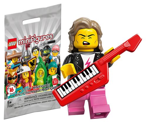 LEGO Minifigures 71027-14 Série 20 - Le musicien des années 80