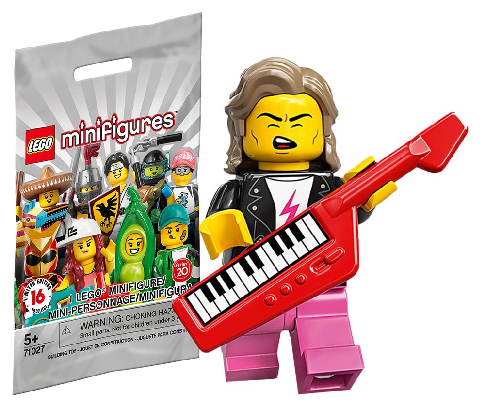 LEGO ® Minifigures Série 20-71027-Musicien avec synthétiseur 14