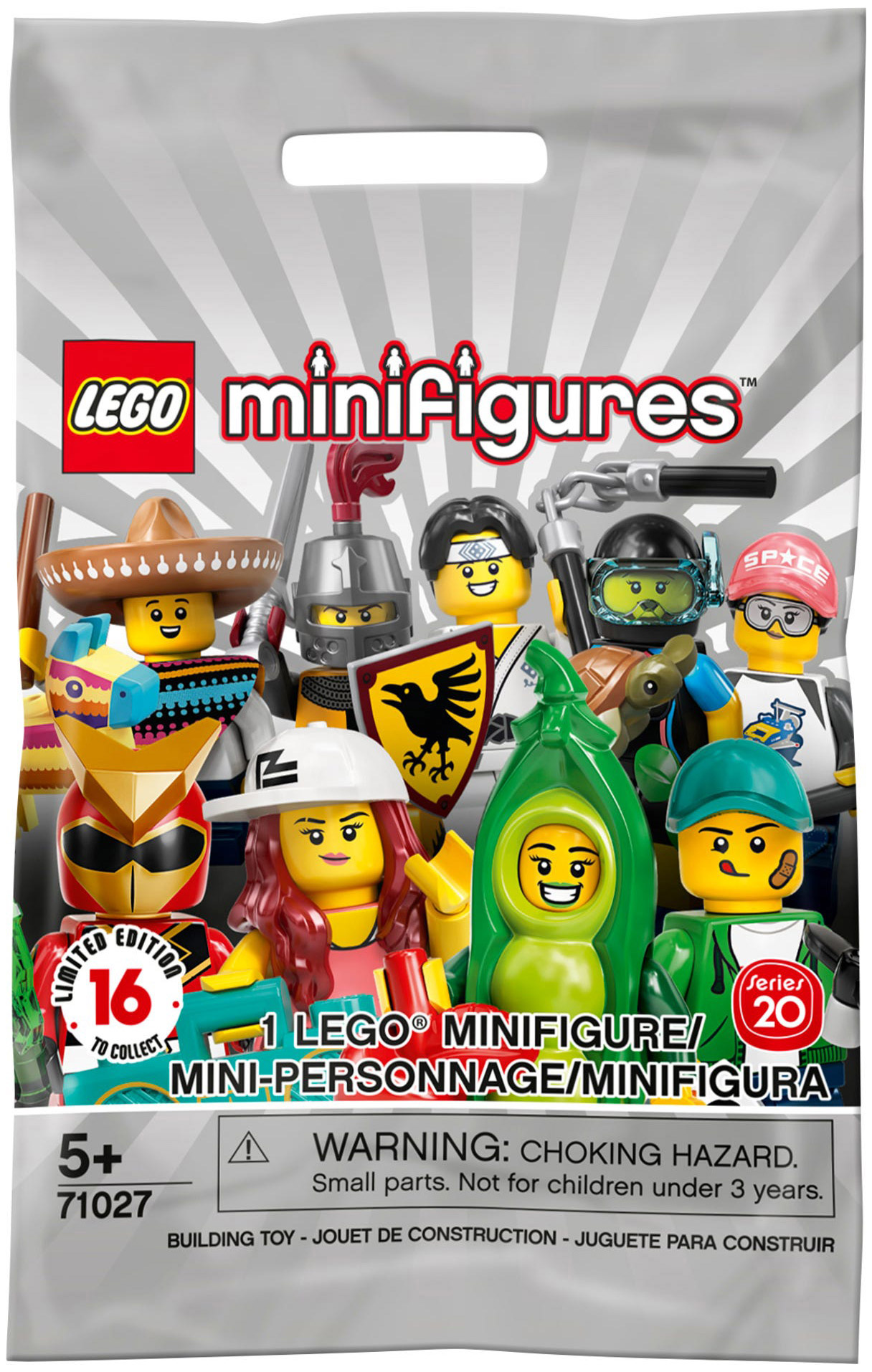 Nouveau LEGO Minifigures série 18 Lego Brick Costume Fille Cheveux x 1 pièces 