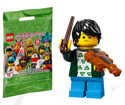 LEGO Minifigures 71029-02 Série 21 - L'enfant violoniste