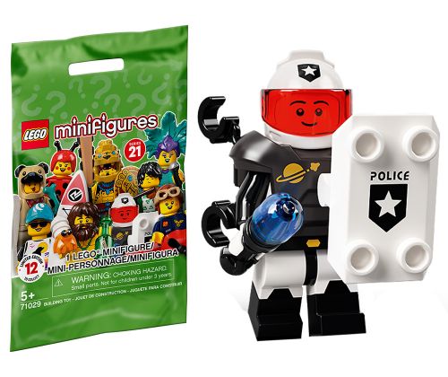 LEGO Minifigures 71029-10 Série 21 - Le policier de l'espace