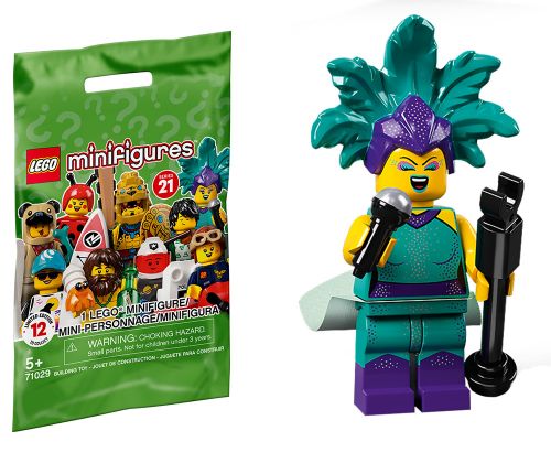 LEGO Minifigures 71029-12 Série 21 - L'artiste de cabaret