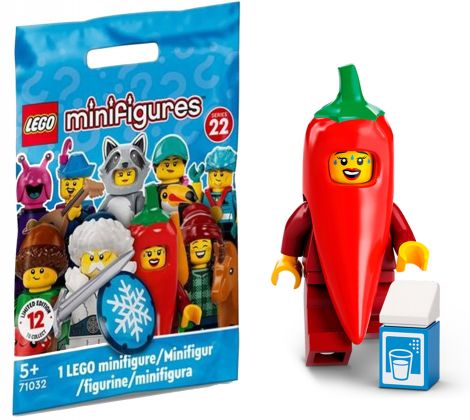 LEGO Minifigures 71032-02 Série 22 - la fan déguisée en piment
