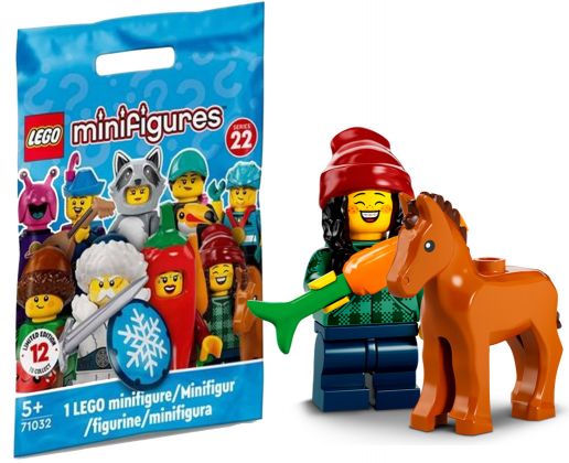 LEGO Minifigures 71032-05 Série 22 - Le cheval et la palefrenière