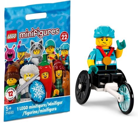 LEGO Minifigures 71032-12 Série 22 - L’athlète en fauteuil roulant