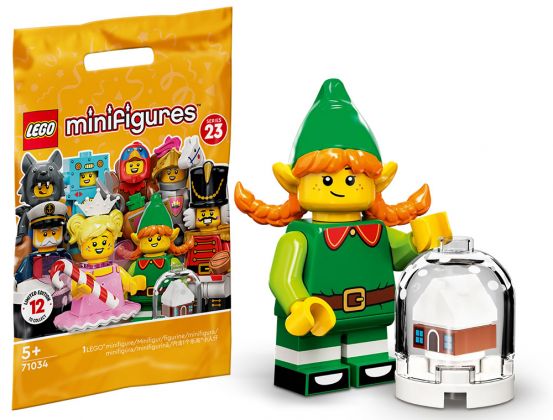 LEGO Minifigures 71034-05 Série 23 - Le lutin des fêtes
