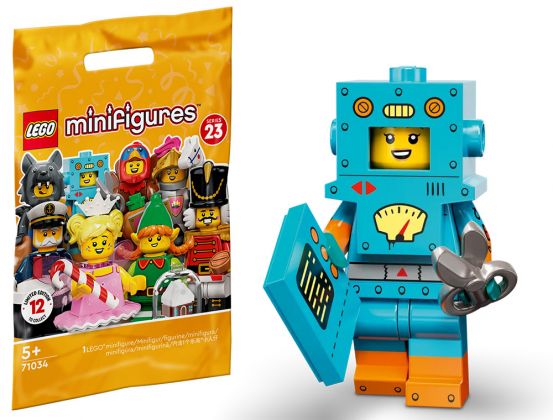 LEGO Minifigures 71034-06 Série 23 - Le robot en carton