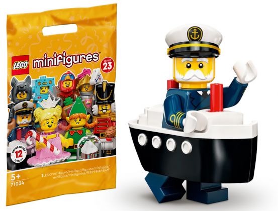 LEGO Minifigures 71034-10 Série 23 - Le capitaine du ferry