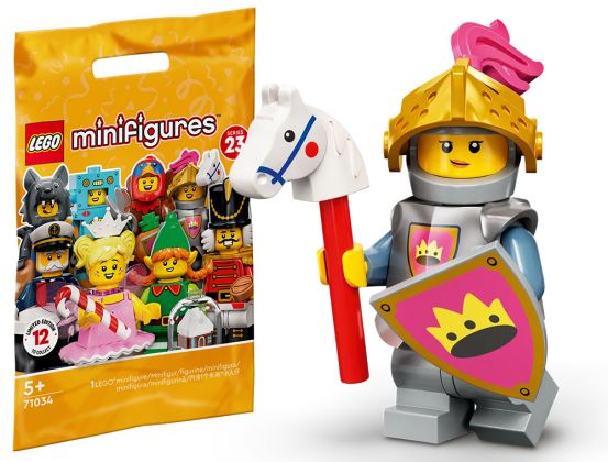 LEGO Minifigures 71034-11 Série 23 - Le chevalier du château jaune