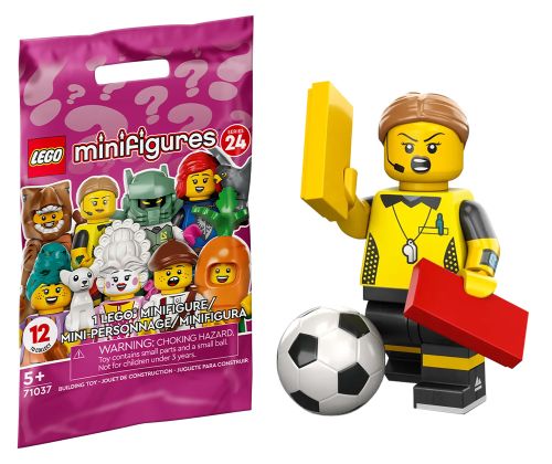 LEGO Minifigures 71037-01 Série 24 - L'arbitre de foot