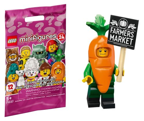 LEGO Minifigures 71037-04 Série 24 - La mascotte carotte