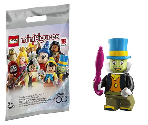 LEGO Minifigures 71038-03 Série Disney 100 ans - Jiminy Cricket