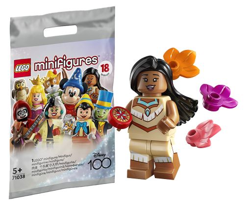 LEGO Minifigures 71038-06 Série Disney 100 ans - Pocahontas