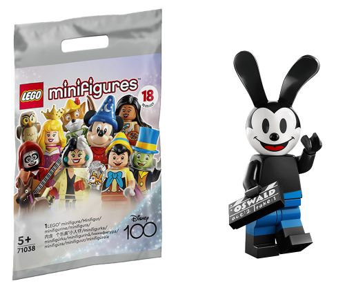 LEGO Minifigures 71038-11 Série Disney 100 ans - Oswald le lapin chanceux