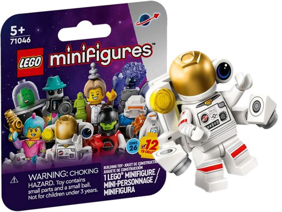 LEGO Minifigures 71046-01 Série 26 - L'astronaute qui marche dans l'espace