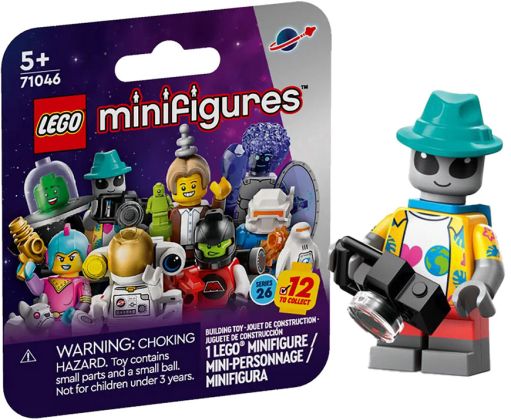 LEGO Minifigures 71046-03 Série 26 - Le touriste extraterrestre