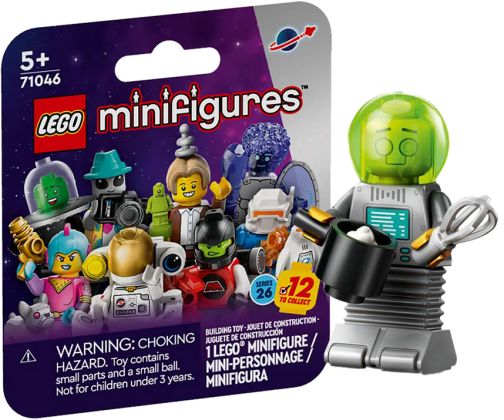 LEGO Minifigures 71046-09 Série 26 - Le robot majordome