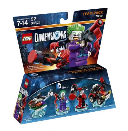 LEGO Dimensions 71229 Pack Equipe : Joker et Harley Quinn