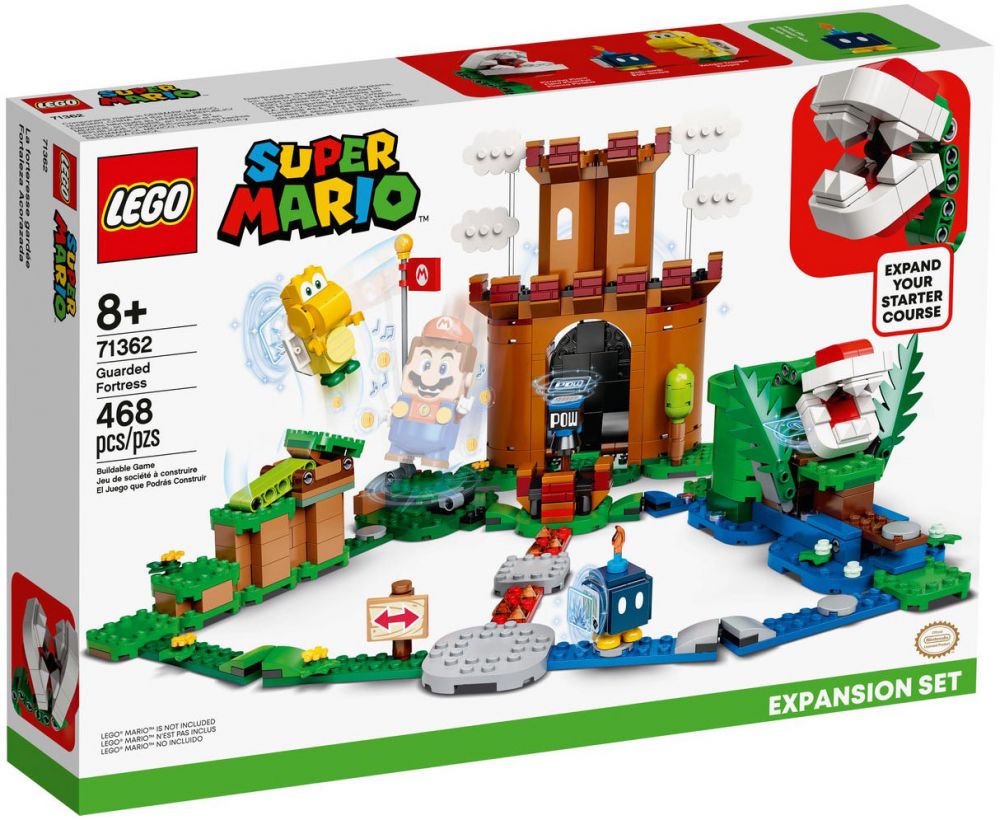 LEGO 71362 Super Mario Ensemble d'extension La forteresse de la Plante Piranha 