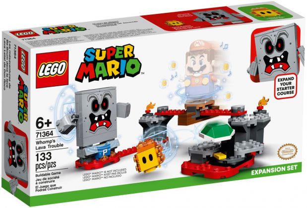 LEGO Super Mario 71364 La forteresse de lave de Whomp - Ensemble d'extension
