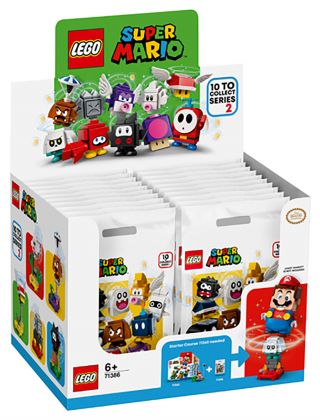 LEGO Super Mario 71386-20 Pack surprise de personnage - Série 2 - Boîte de 20 sachets