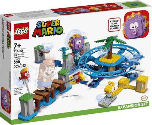 LEGO Super Mario 71400 Ensemble d'extension La plage du Maxi-Oursin