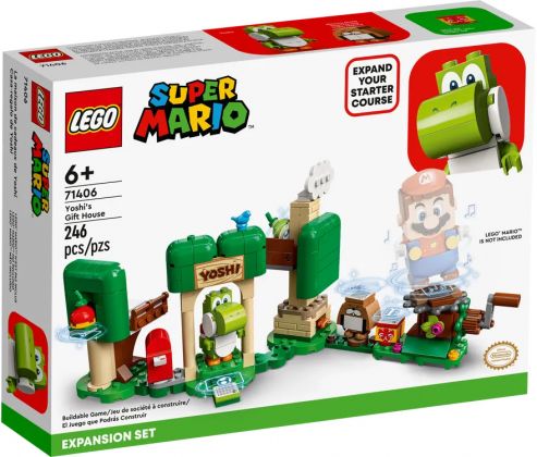 LEGO Super Mario 71406 Ensemble d’extension La maison cadeau de Yoshi