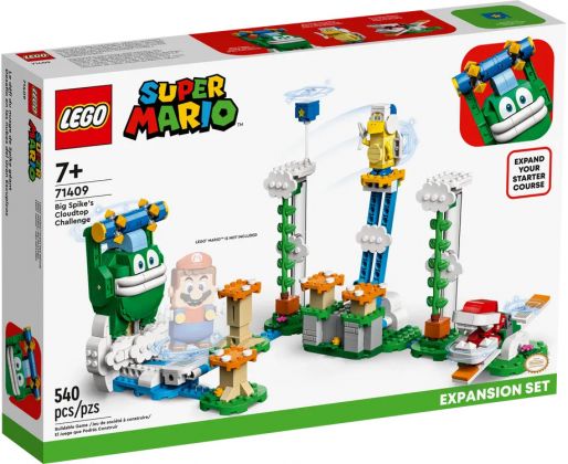 LEGO Super Mario 71409 Ensemble d’extension Le défi du Maxi-Spike sur un nuage