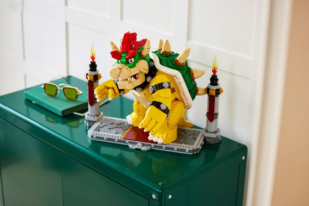 LEGO Super Mario 71411 Le Puissant Bowser, Figurine, Kit de