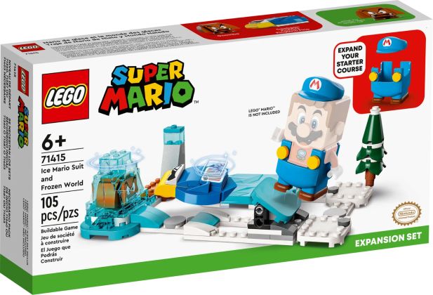 LEGO Super Mario 71415 Ensemble d'extension Costume de Mario de glace et monde glacé