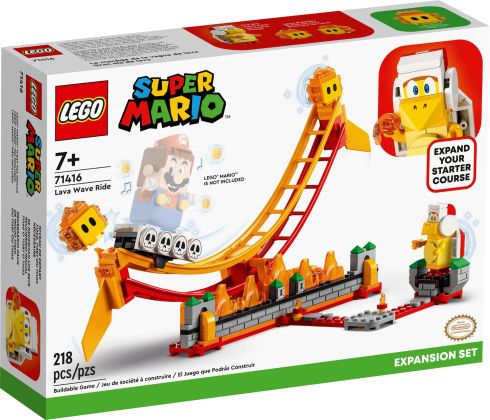 LEGO Super Mario 71416 Ensemble d'extension Le manège de la vague de lave