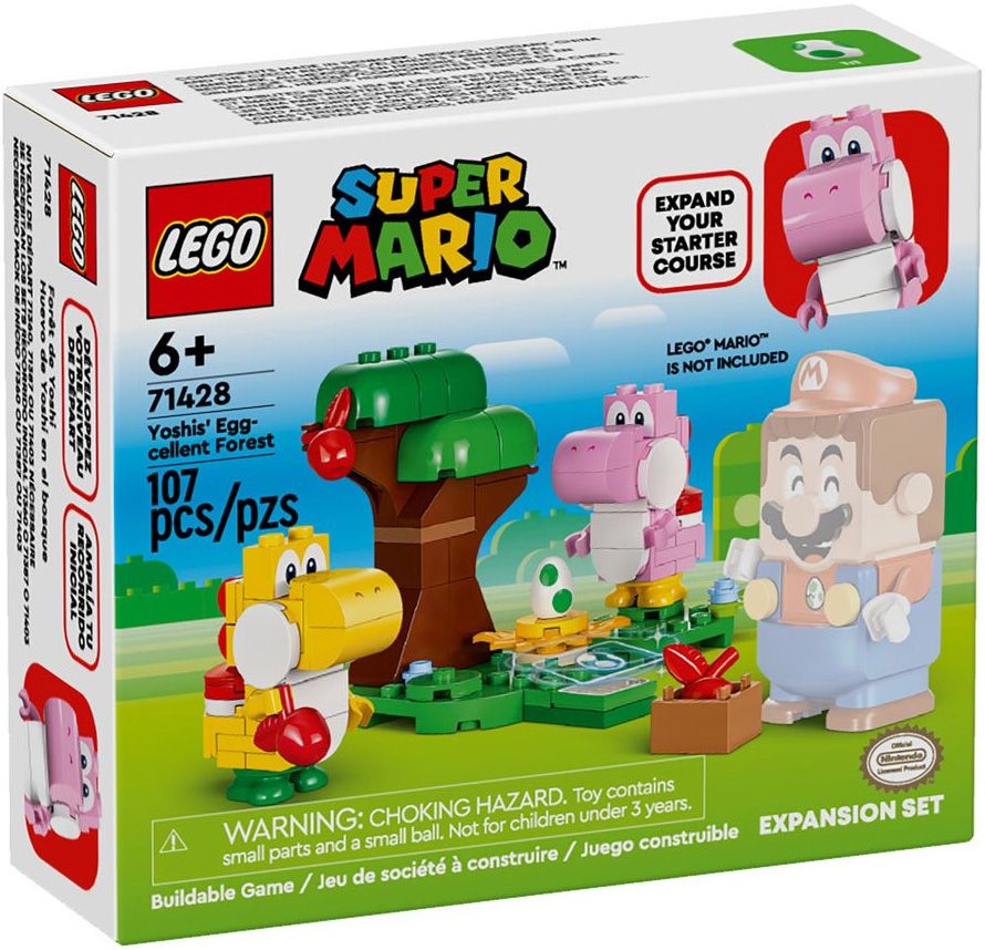 LEGO® 71428 - Ensemble d'extension forêt de Yoshi - LEGO® Super Mario -  Jeux de construction