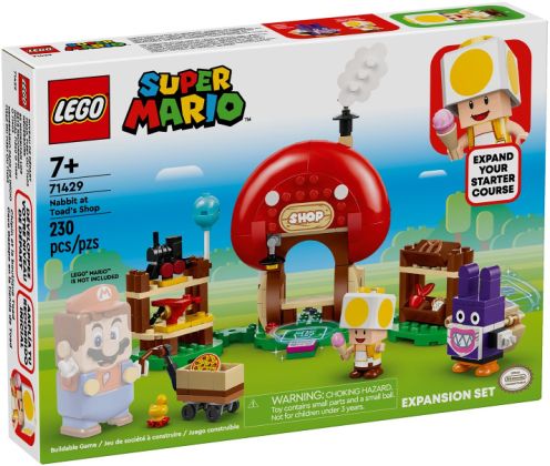 LEGO Super Mario 71429 Ensemble d’extension Carottin et la boutique Toad