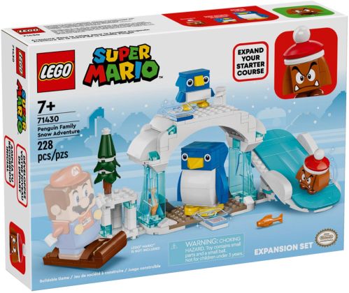 LEGO Super Mario 71430 Ensemble d’extension Aventure dans la neige pour la famille Pingouin