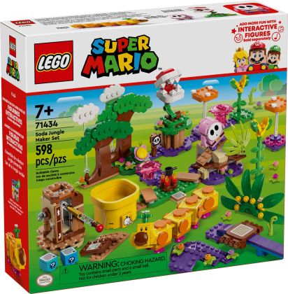 LEGO Super Mario 71434 Set de créateur jungle Cassis