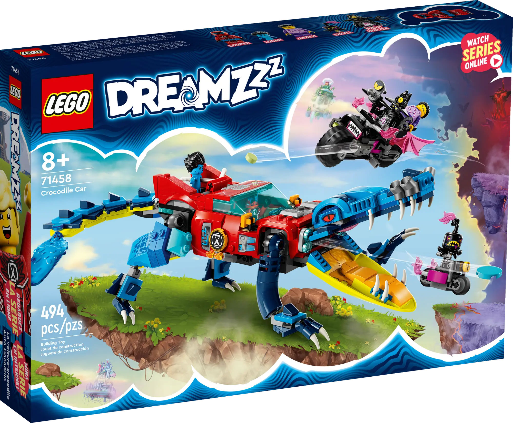 LEGO Dreamzzz 71458 pas cher, La voiture crocodile
