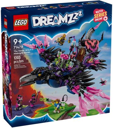 LEGO Dreamzzz 71478 Le corbeau de minuit de la Sorcière des cauchemars
