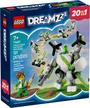 LEGO Dreamzzz 71487 Aventures de Z-Blob : robots et véhicules