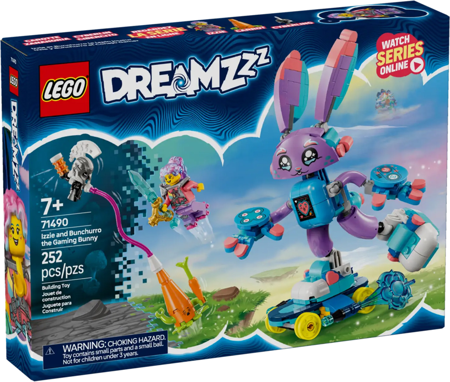 LEGO Dreamzzz 71490 pas cher, Izzie et Bunchurro le lapin joueur