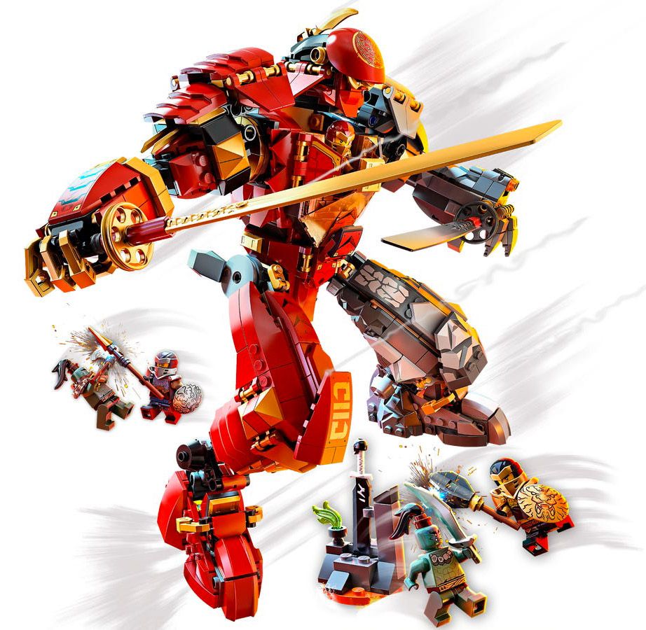LEGO Ninjago 71720 Pas Cher Le Robot De Feu Et De Pierre