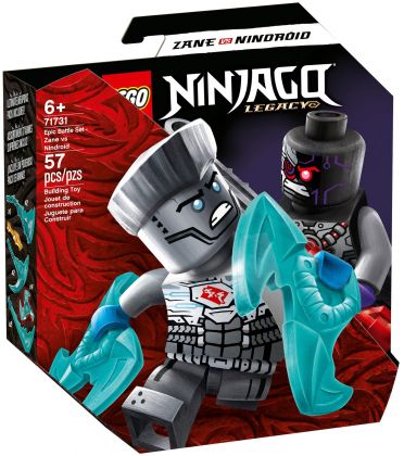 LEGO Ninjago 71731 Set de bataille épique - Zane contre Nindroïde