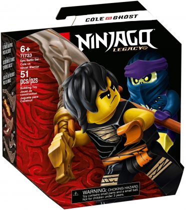 LEGO Ninjago 71733 Set de bataille épique - Cole contre le guerrier fantôme