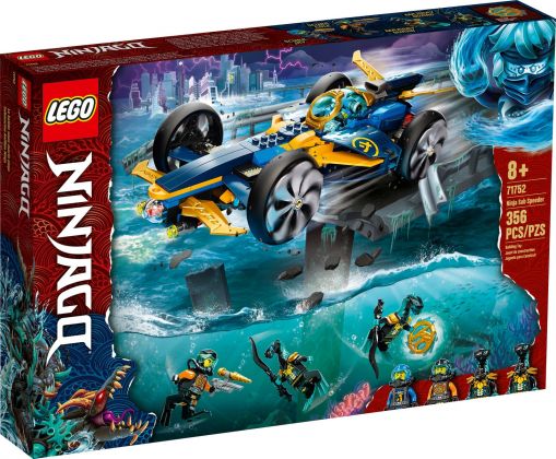 LEGO Ninjago 71752 Le bolide ninja sous-marin