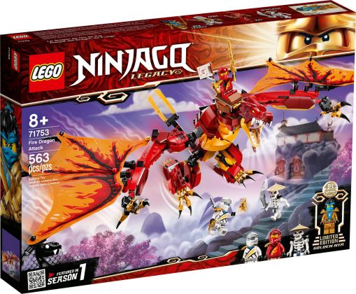 LEGO Ninjago 71753 L'attaque du dragon de feu