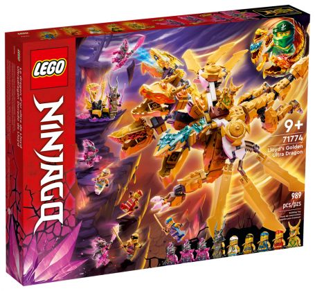 LEGO Ninjago 71774 L’ultra dragon d’or de Lloyd