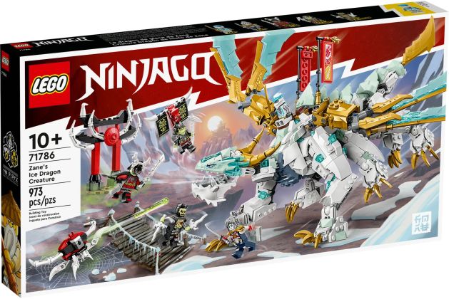 LEGO Ninjago 71786 La créature Dragon de glace de Zane